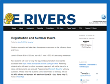 Tablet Screenshot of eriverselementary.com